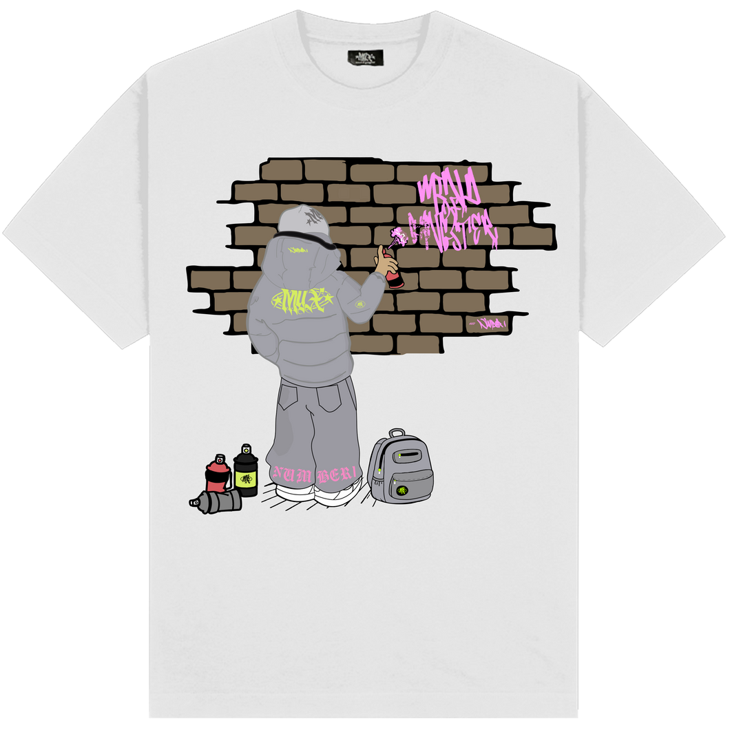 Camiseta Grafite proibido (branca)